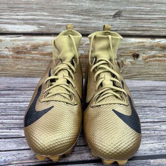 Size 11.5 USED Nike Vapor Untouchable Pro 3 Club Gold Football Cleats 917165-700 main image 6